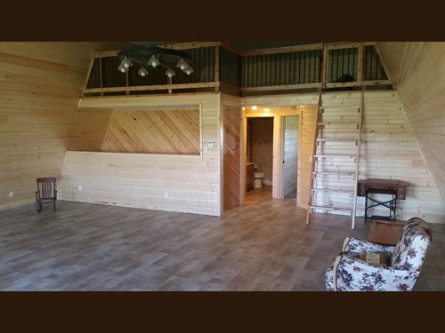 Picture 1 of 6,wooden loft.